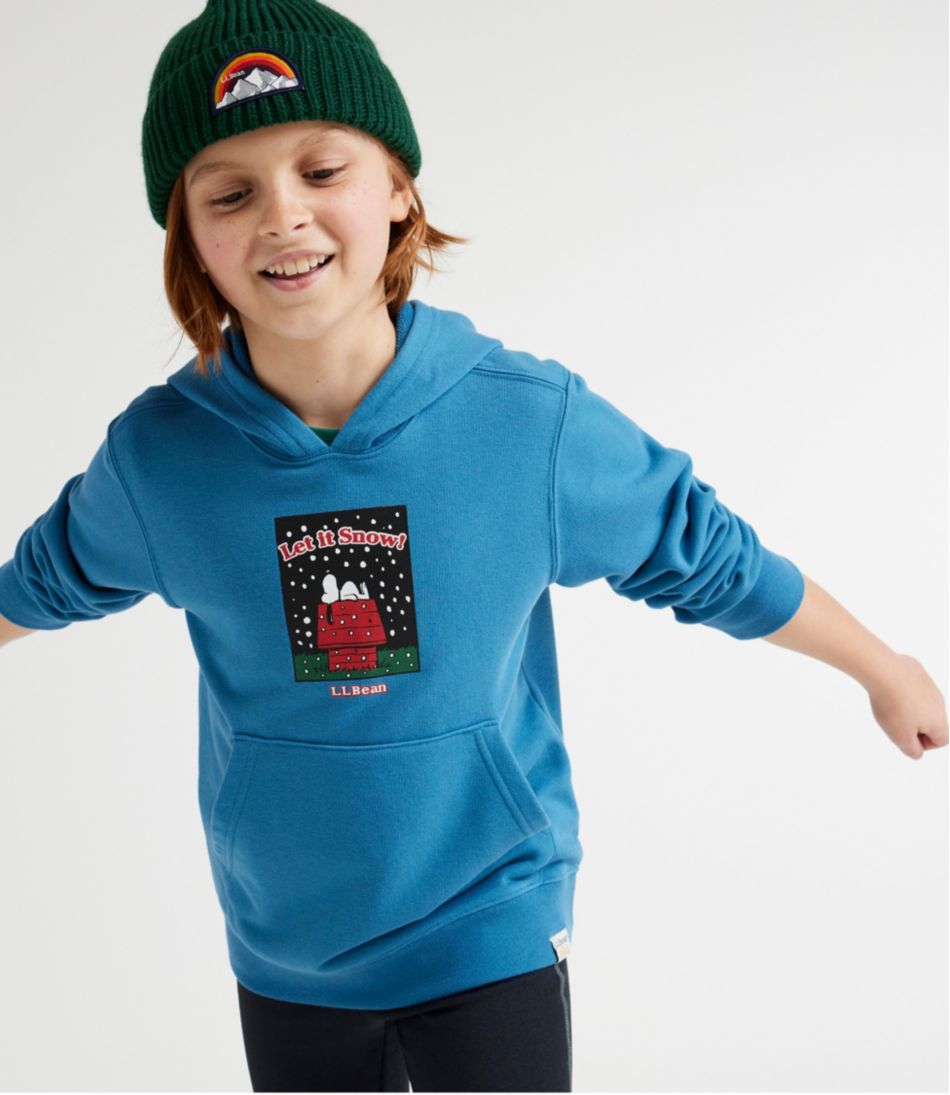 Kids' L.L.Bean x Peanuts Sweatshirt Hoodie - Image 3