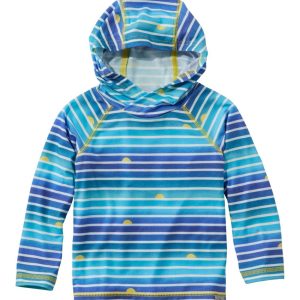 Toddlers' Everyday SunSmart? Hooded Tee, Long-Sleeve Stripe
