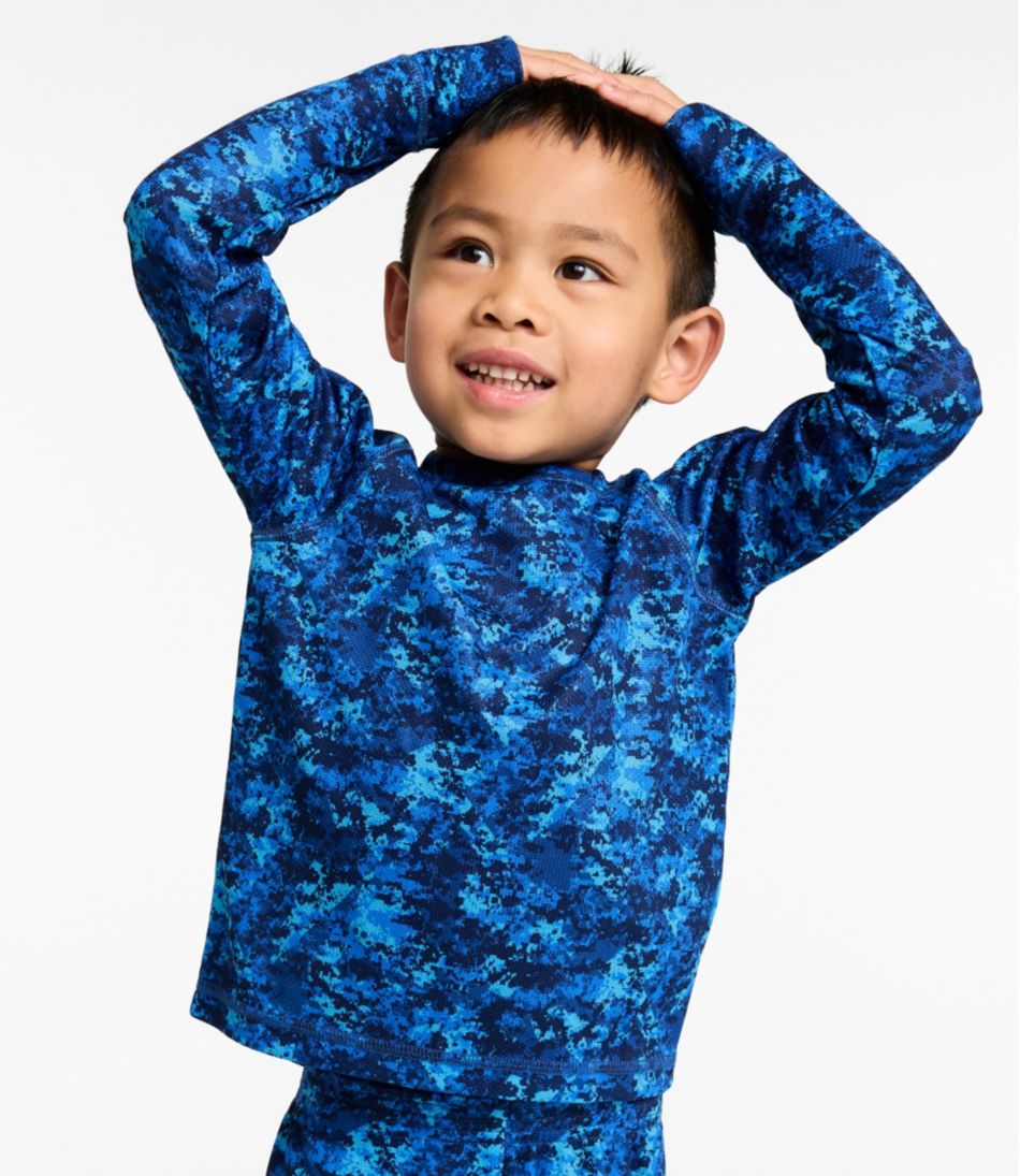 Kids' Wicked Warm Midweight Long Underwear, Top Print - Image 2