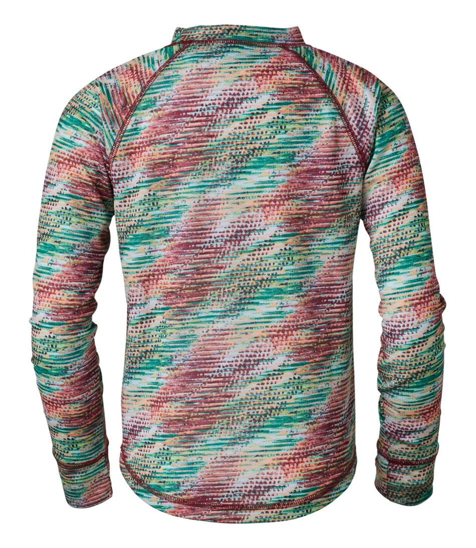 Kids' Wicked Warm Midweight Long Underwear, Top Print - Image 4