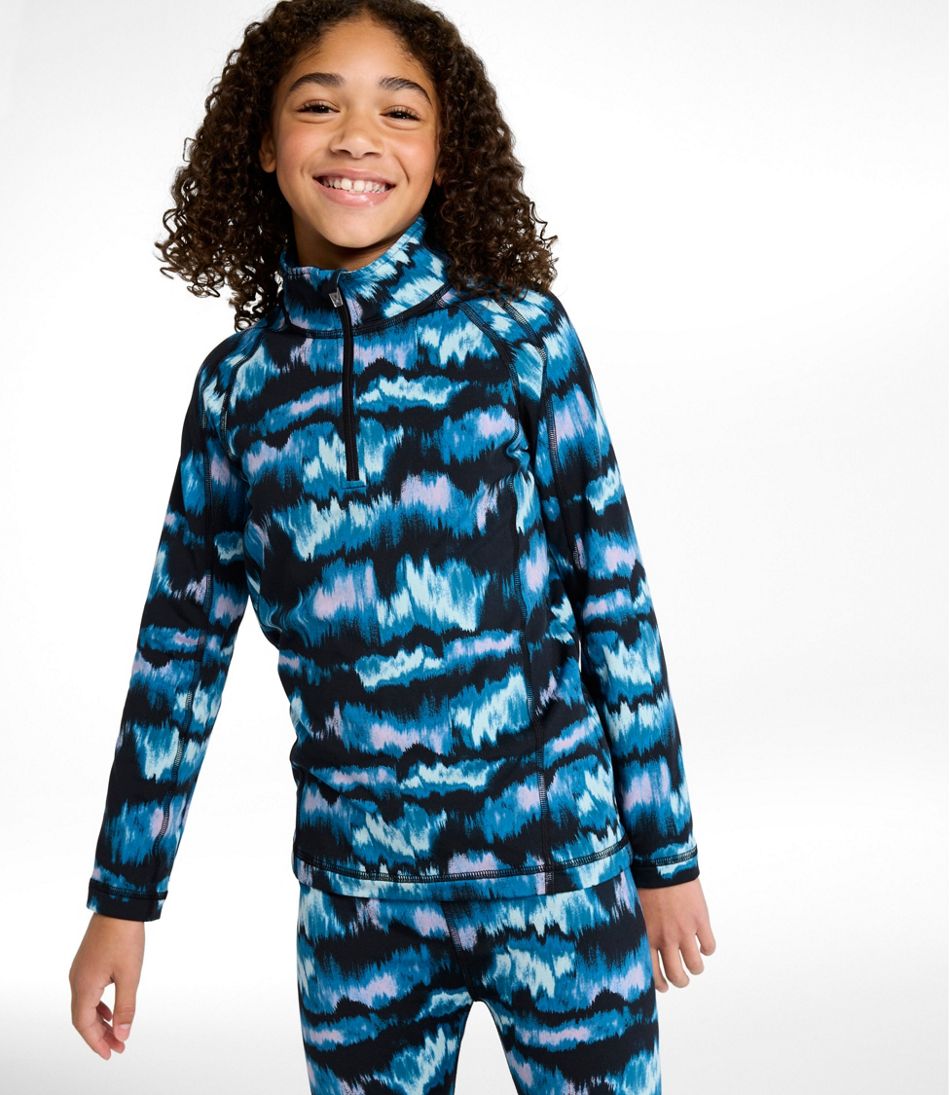 Little Kids' Wicked Warm Long Underwear, Expedition-Weight Print Top - Image 2