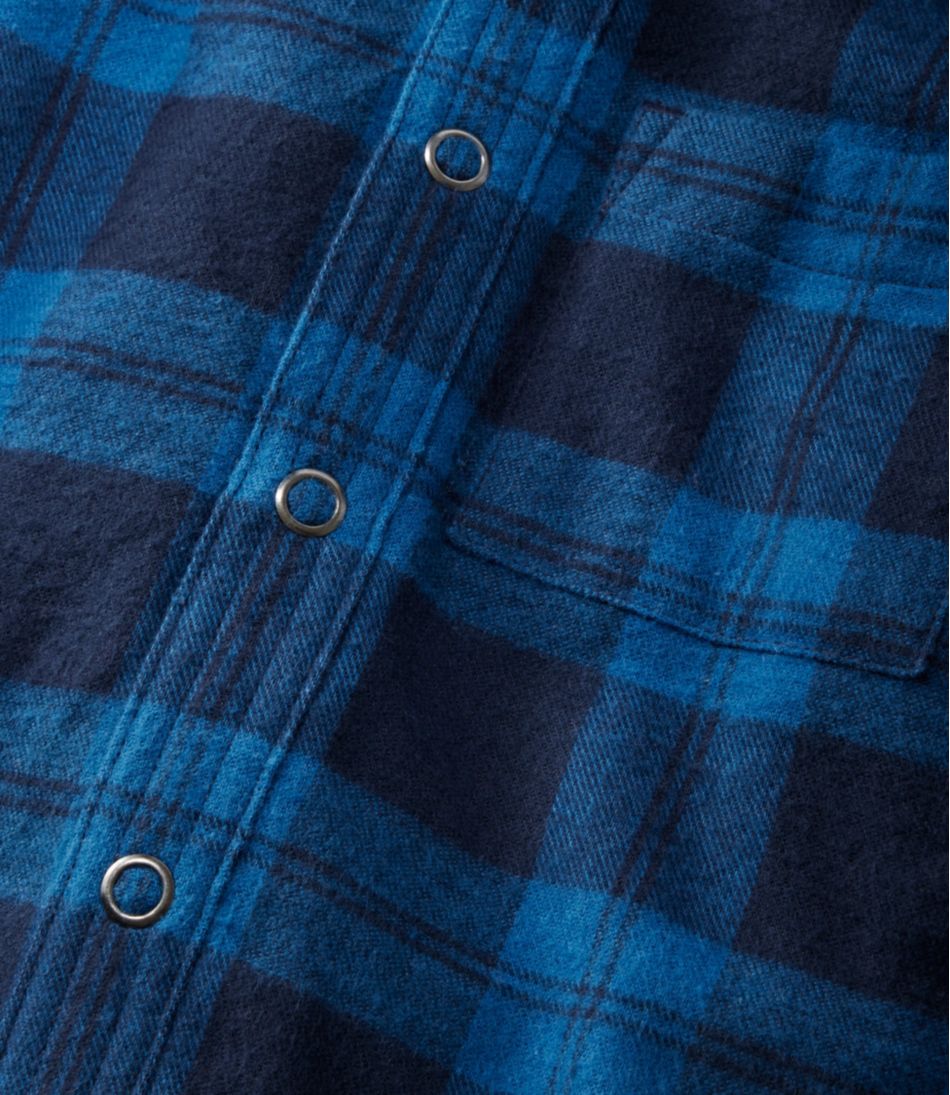 Toddlers' Fleece-Lined Flannel Shirt, Hooded - Image 5