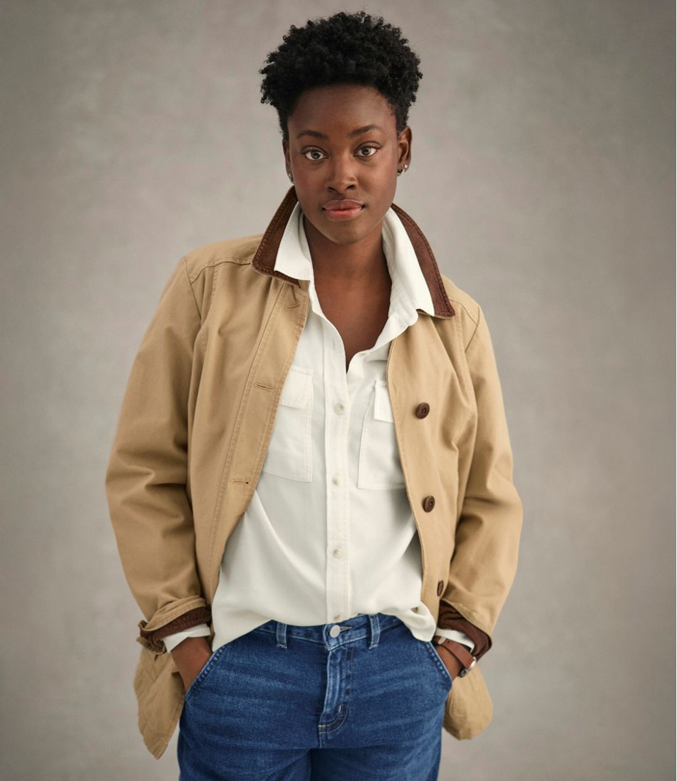 Women's Adirondack Barn Coat, Flannel-Lined - Image 7