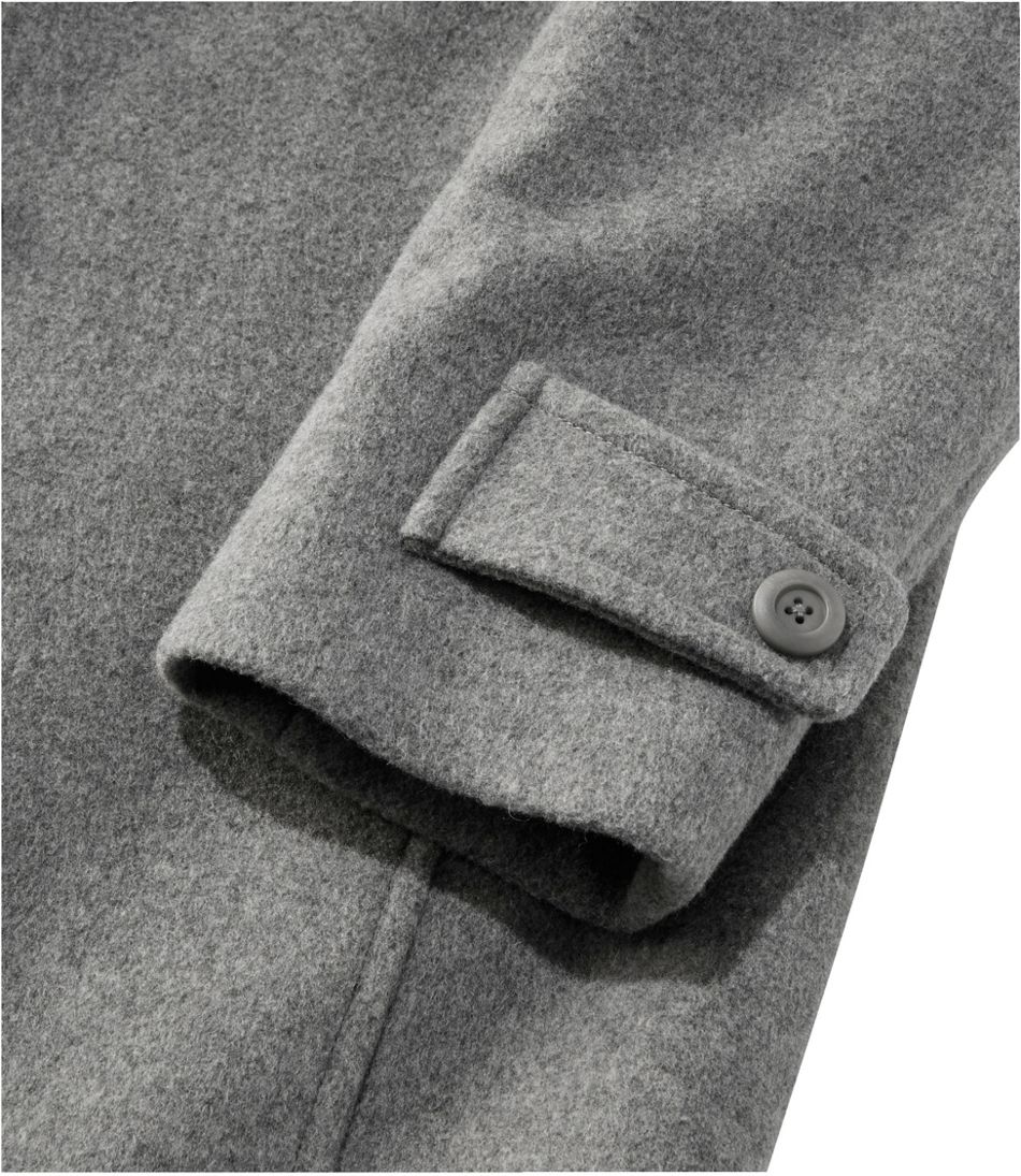 Women's Classic Lambswool Polo Coat, Three-Quarter Length - Image 7
