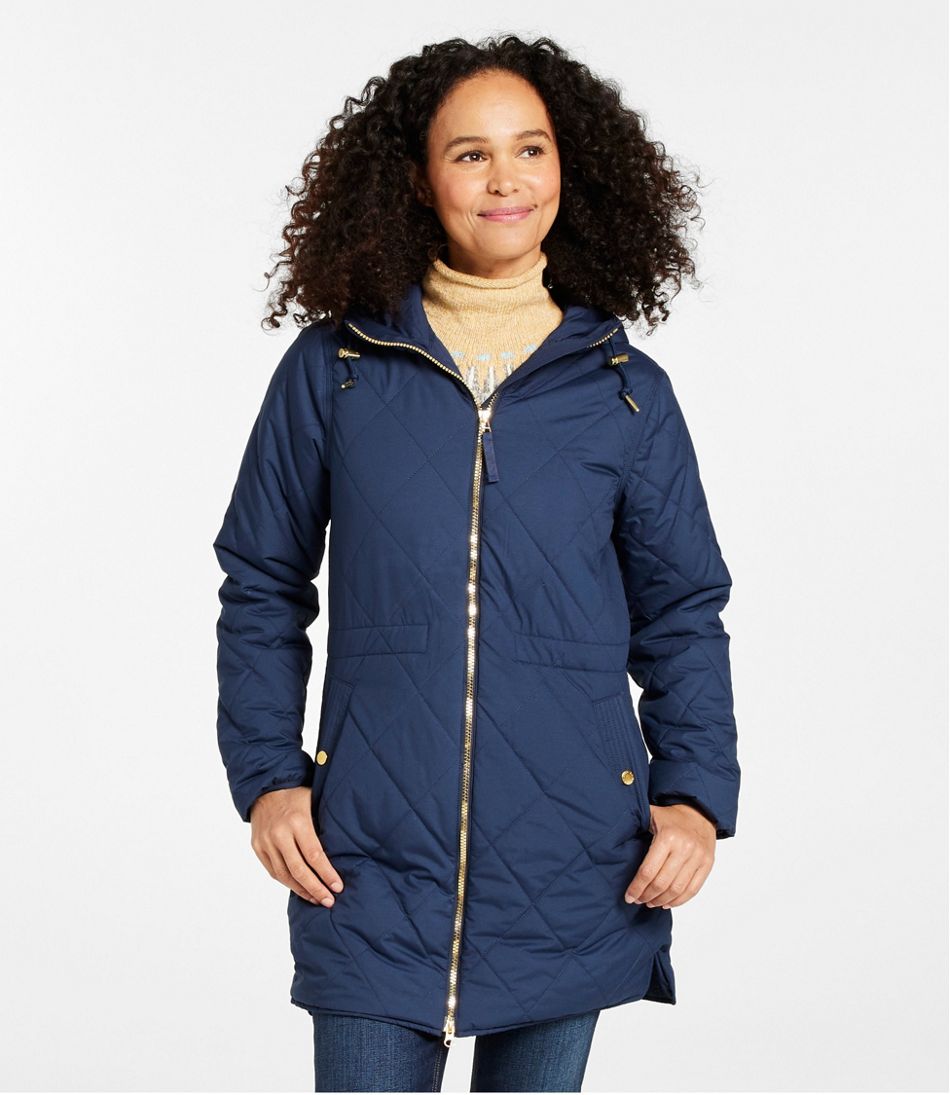 Women's Bean's Cozy Quilted Coat - Image 2