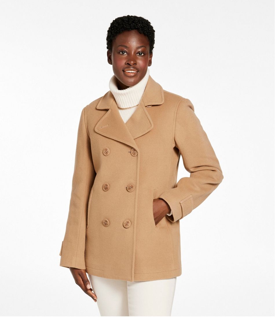 Women's Classic Lambswool Peacoat - Image 2