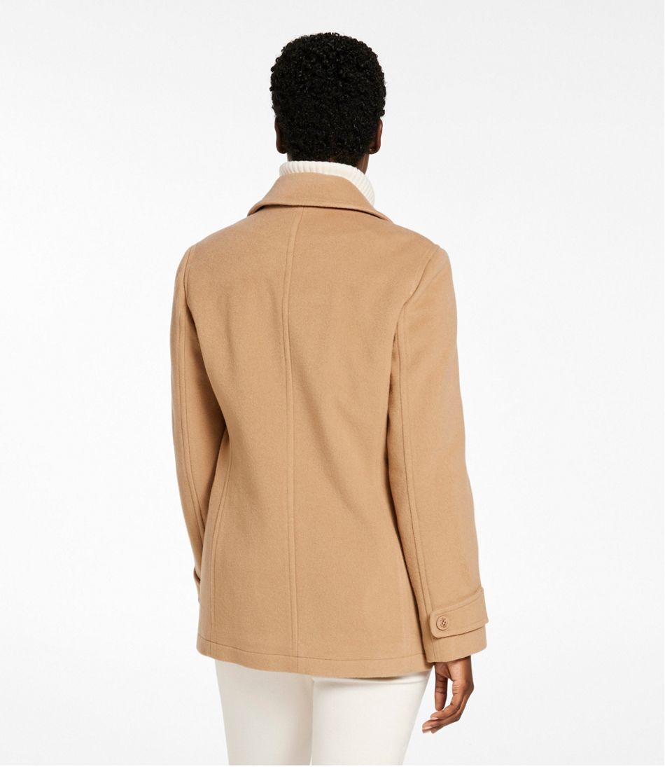Women's Classic Lambswool Peacoat - Image 3