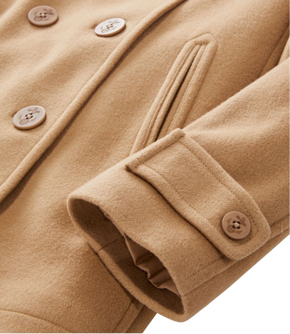 Women's Classic Lambswool Peacoat - Image 7
