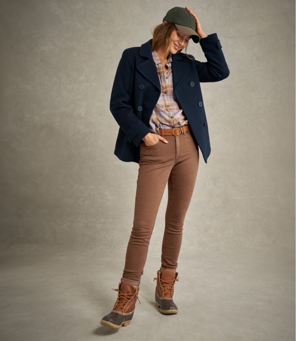 Women's Classic Lambswool Peacoat - Image 8