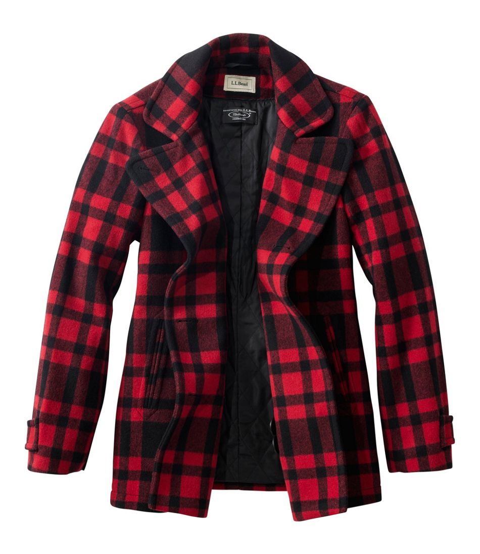 Women's Classic Lambswool Peacoat, Pattern - Image 6
