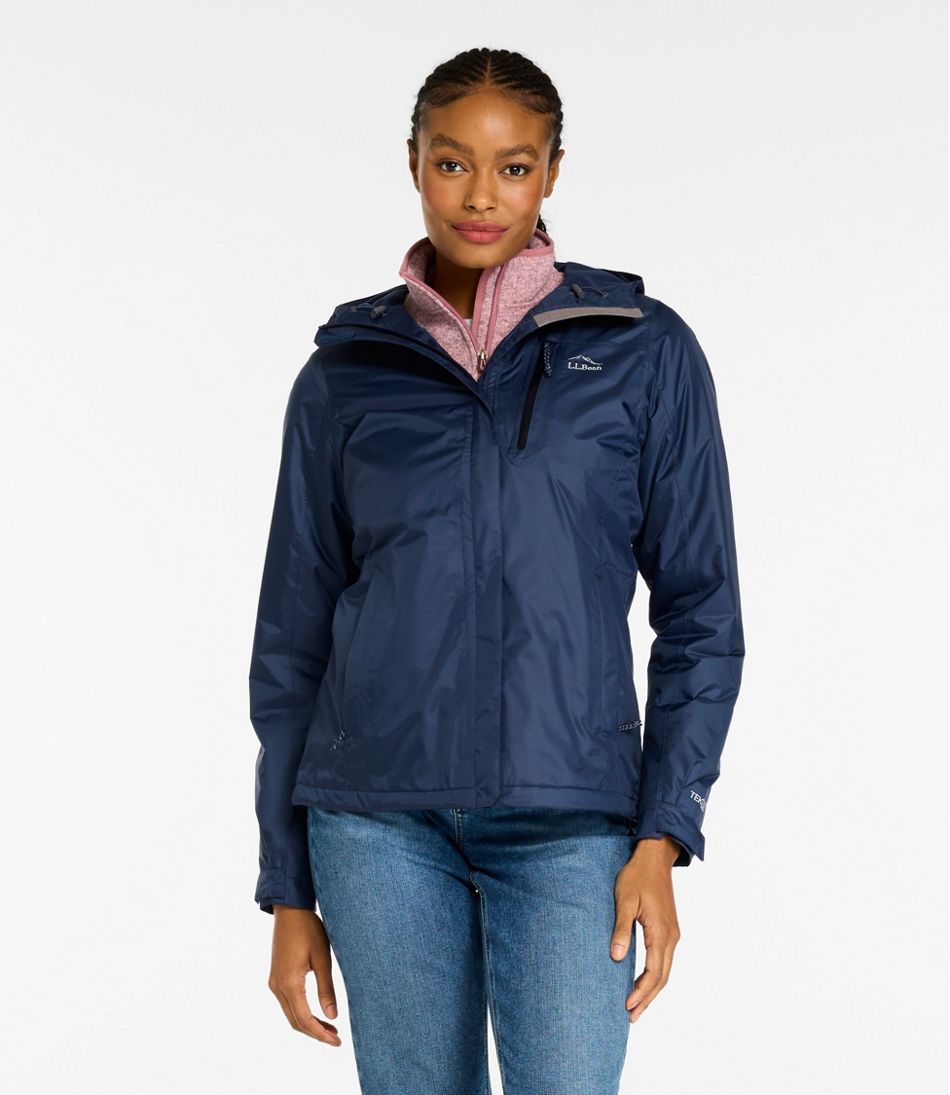 Women's Trail Model Rain Jacket, Fleece-Lined - Image 2