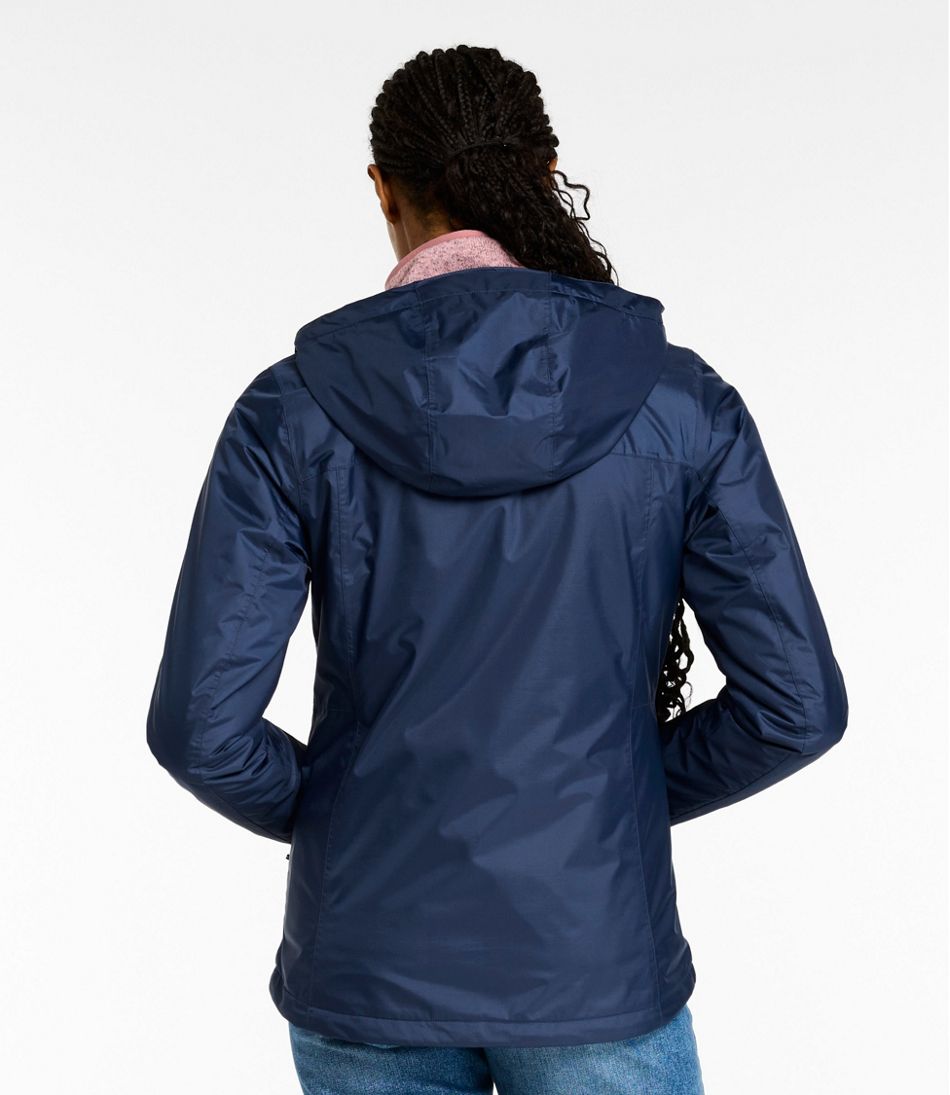Women's Trail Model Rain Jacket, Fleece-Lined - Image 3