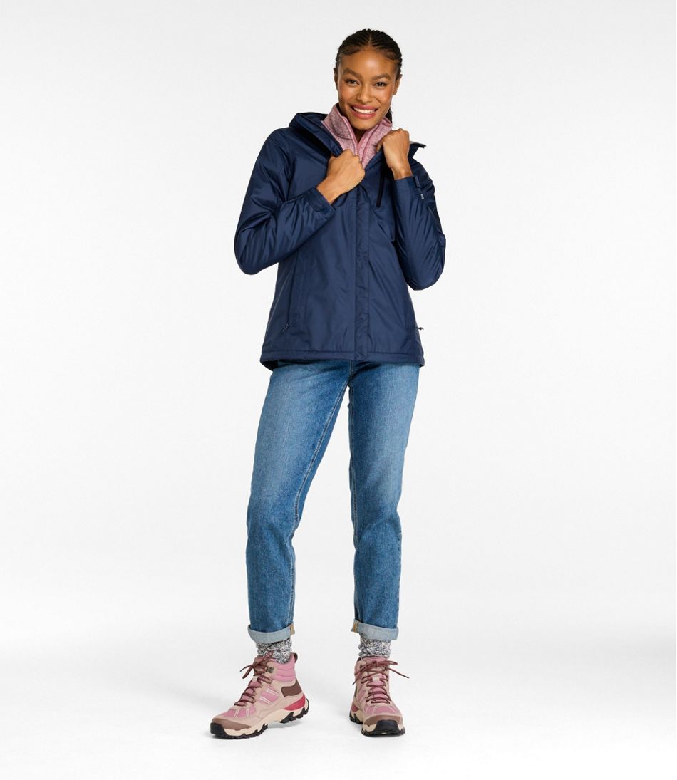 Women's Trail Model Rain Jacket, Fleece-Lined - Image 4