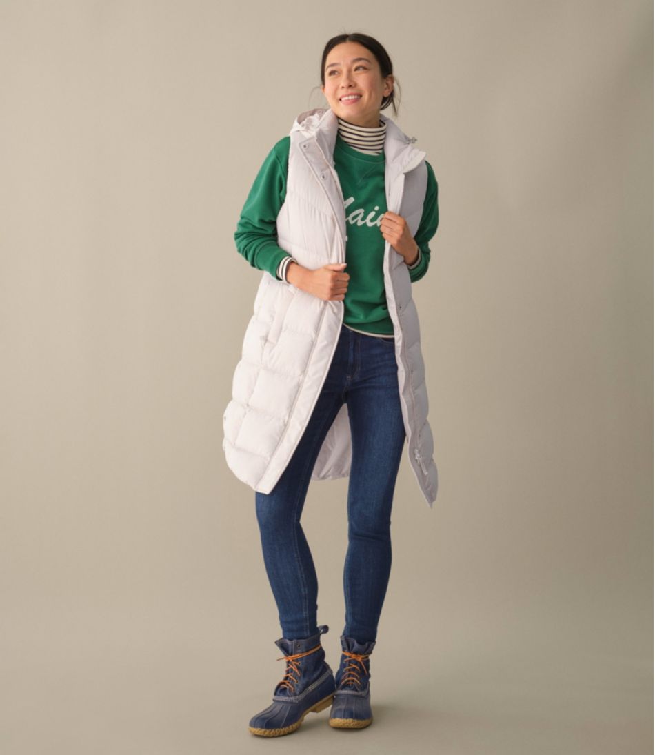 Women's Popham Puffer Long Vest - Image 10