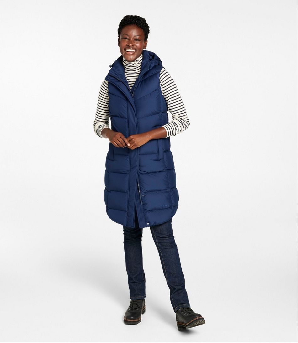Women's Popham Puffer Long Vest - Image 4