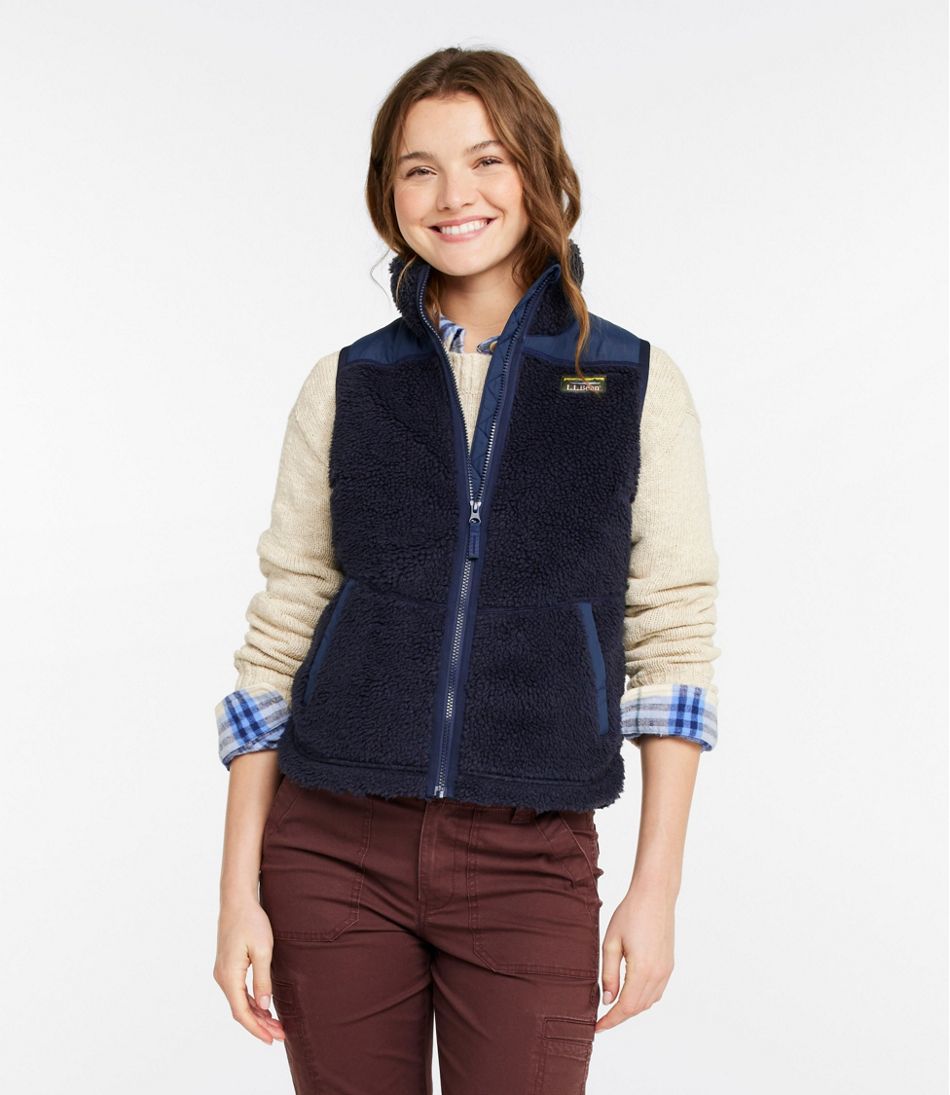 Women's Bean's Sherpa Fleece Vest - Image 2