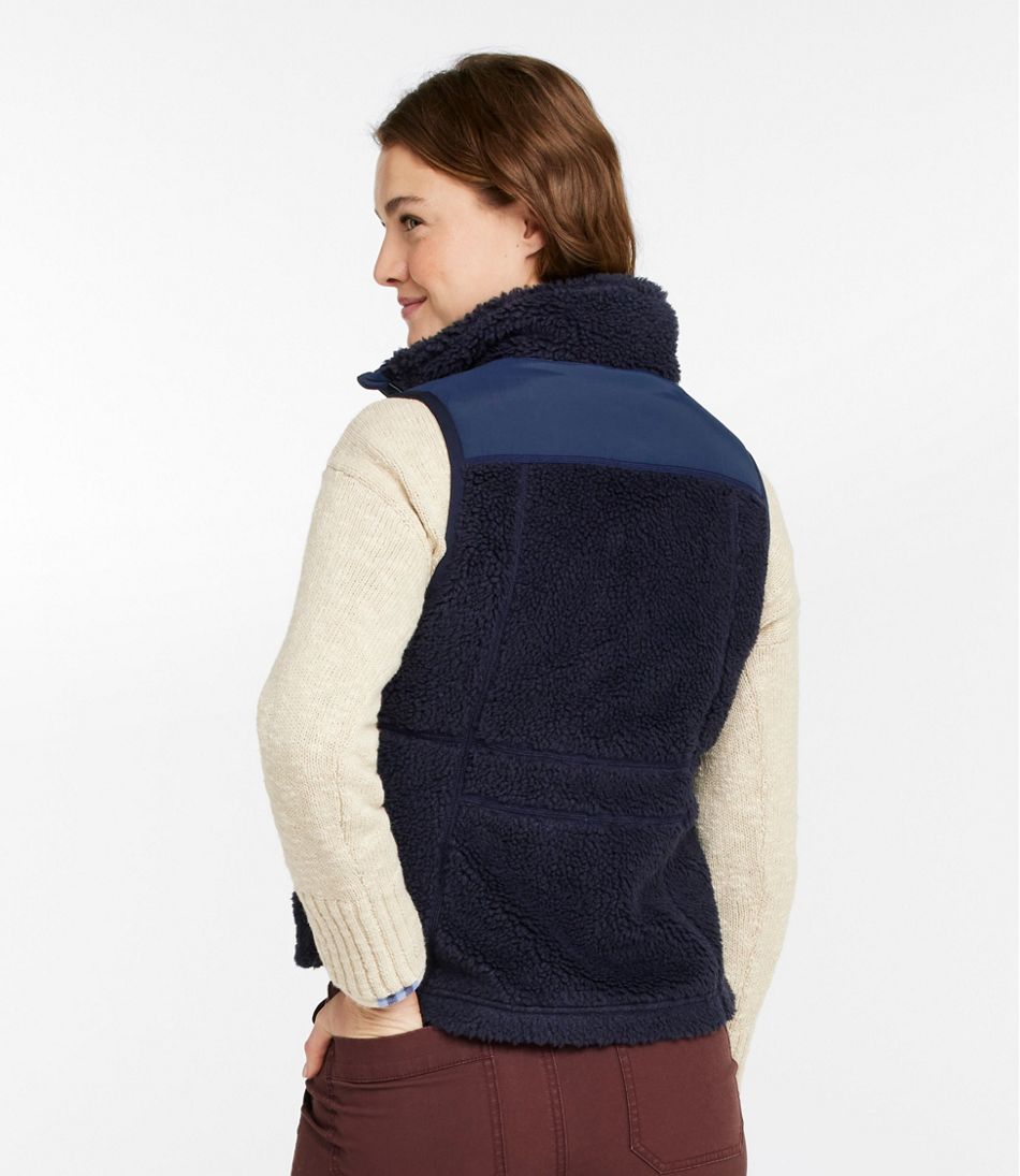 Women's Bean's Sherpa Fleece Vest - Image 3