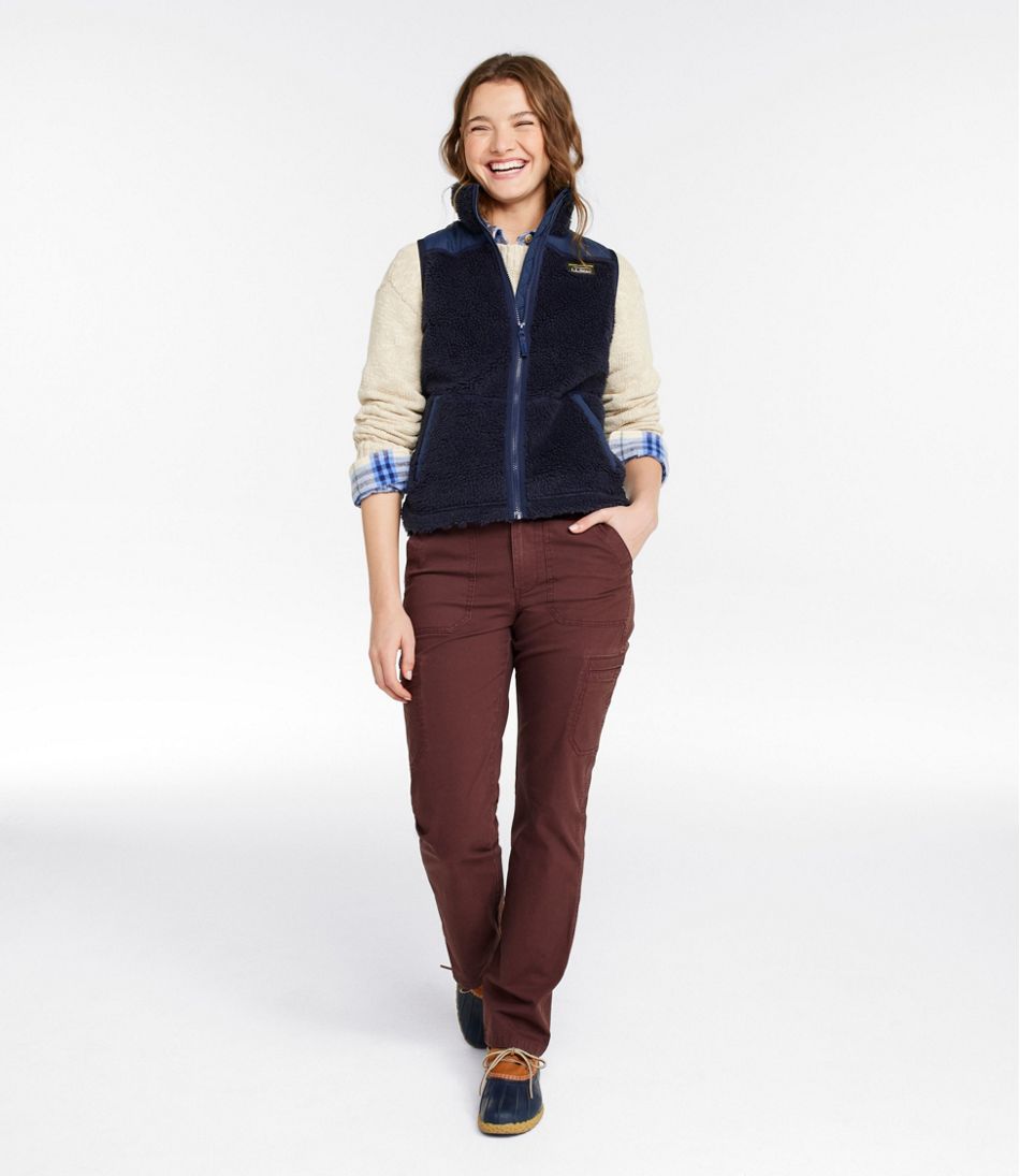Women's Bean's Sherpa Fleece Vest - Image 4