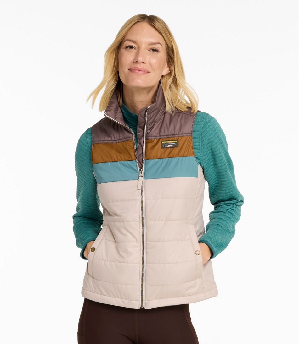 Women's Mountain Classic Puffer Vest, Colorblock - Image 2
