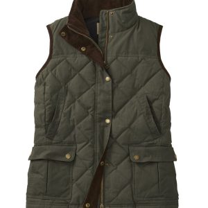 Women's L.L.Bean Upcountry Waxed Cotton Down Vest