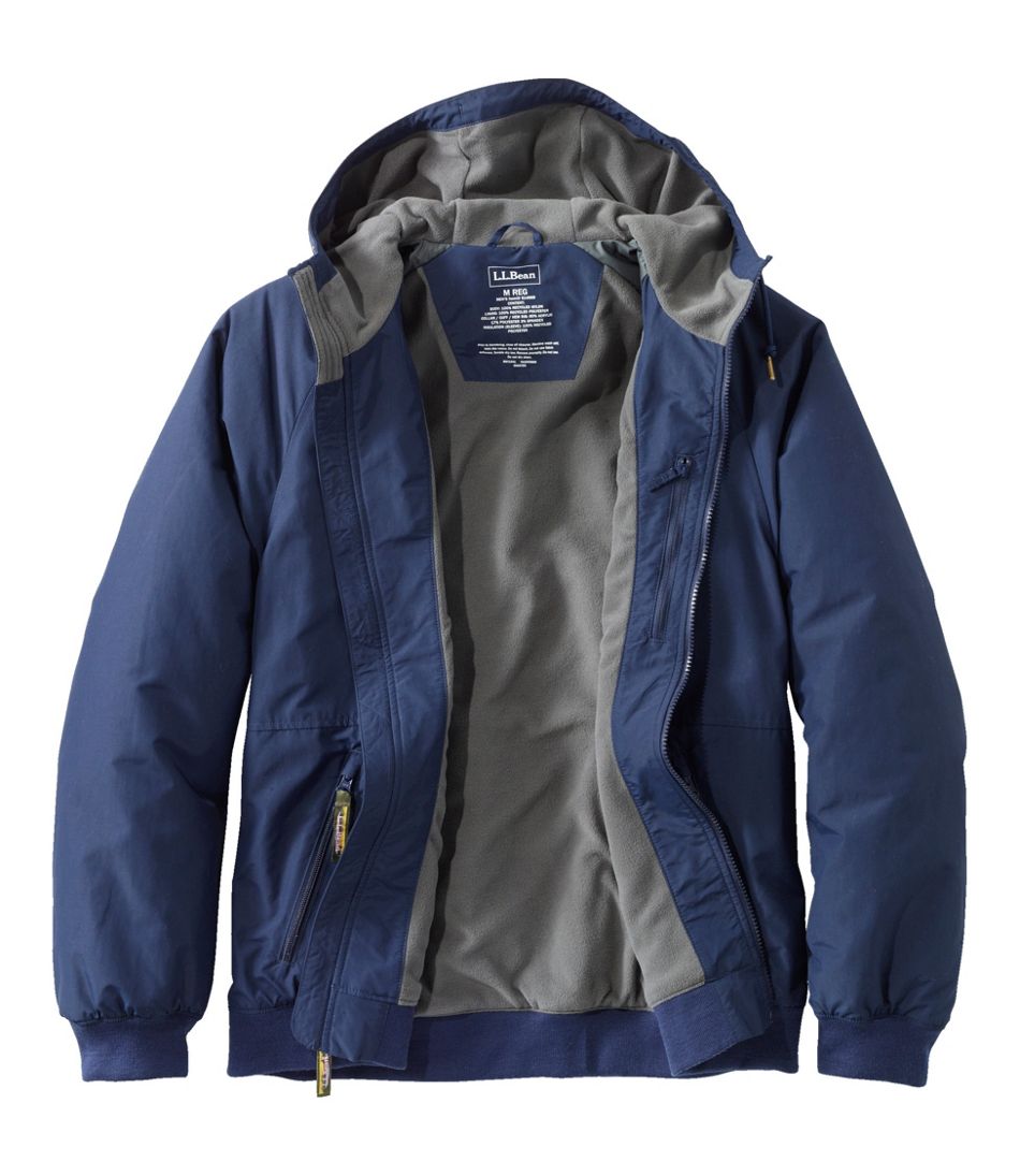 Men's Insulated 3-Season Bomber Hooded Jacket - Image 12