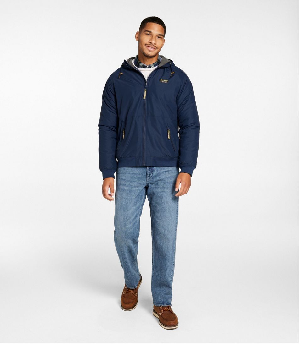 Men's Insulated 3-Season Bomber Hooded Jacket - Image 4