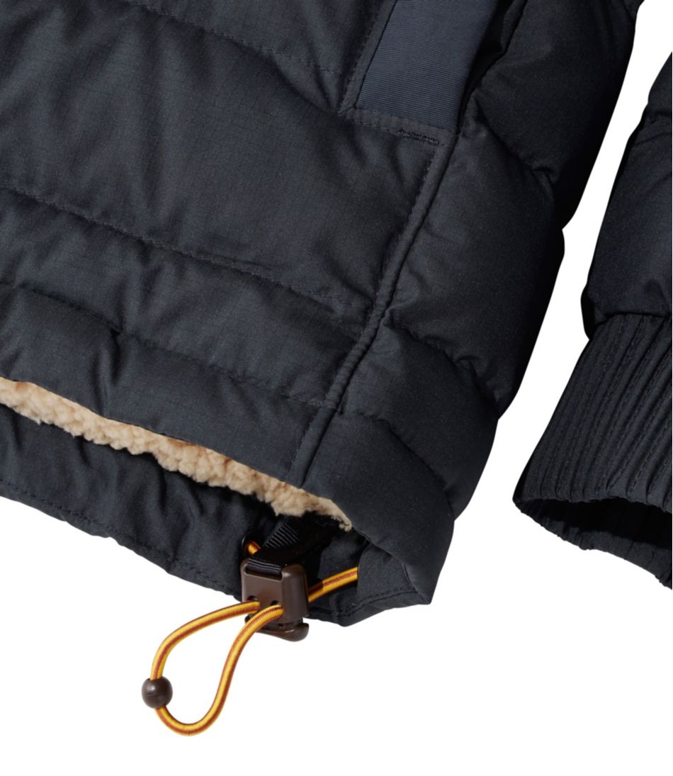 Men's Mountain Classic Down Hooded Jacket, Sherpa-Lined - Image 15