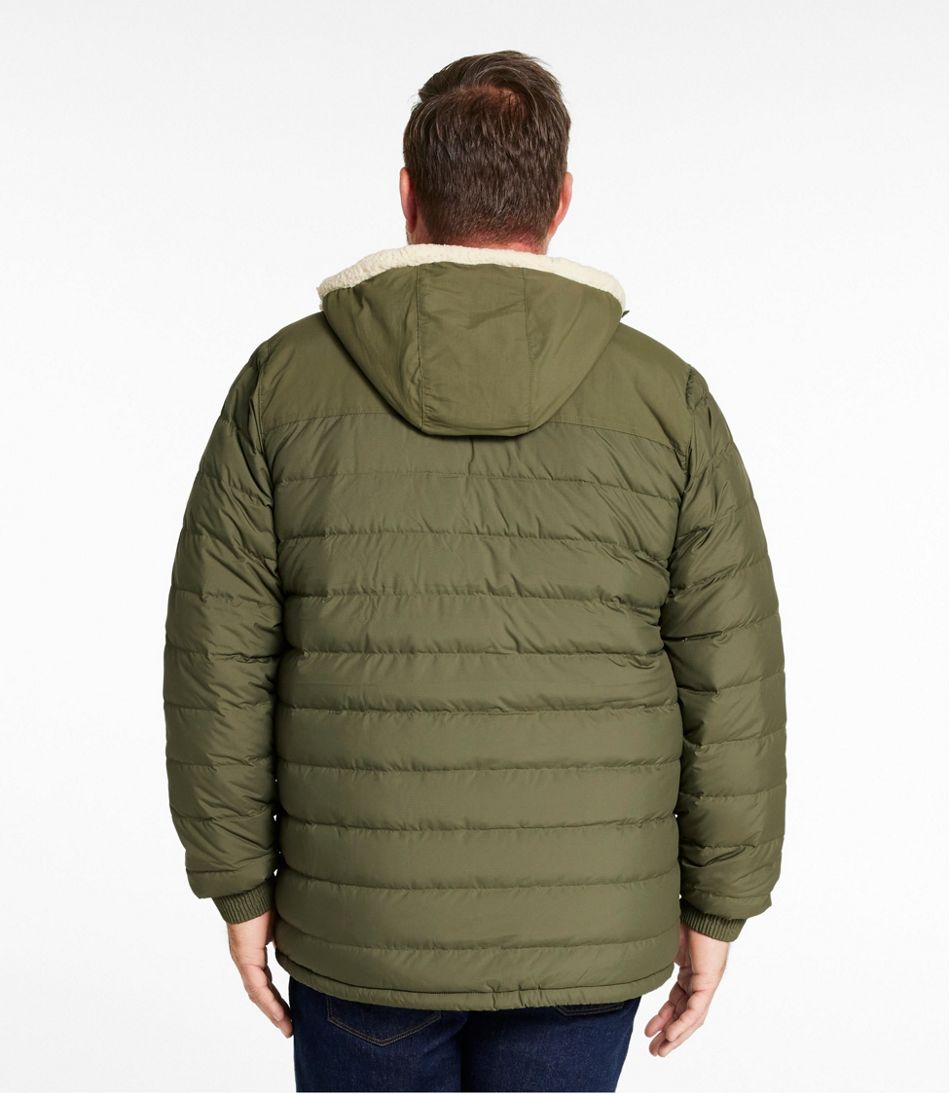 Men's Mountain Classic Down Hooded Jacket, Sherpa-Lined - Image 8