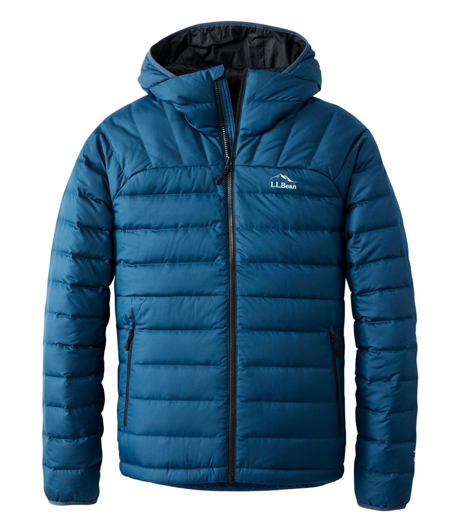 Men's Bean's Down Hooded Jacket