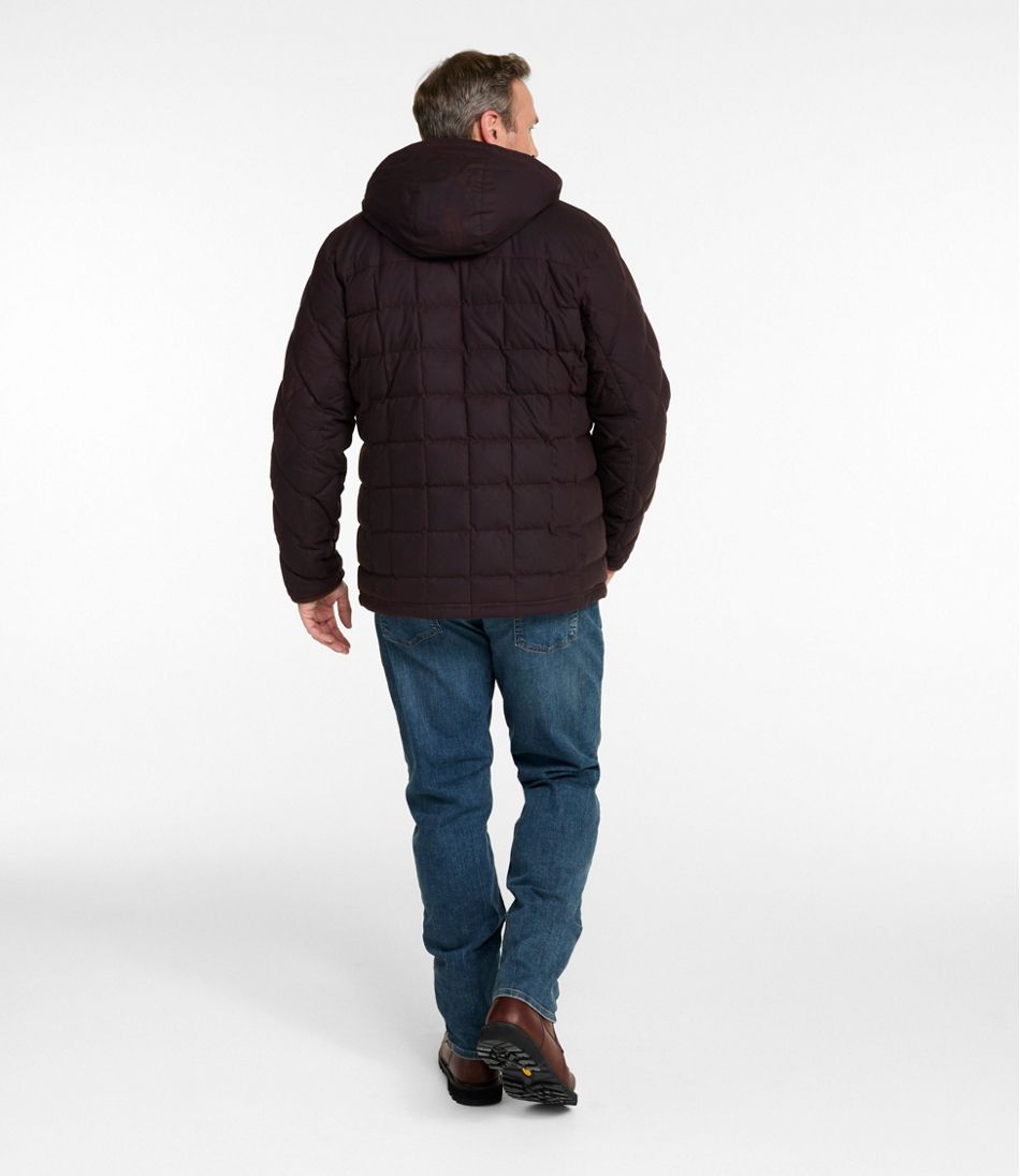 Men's Upcountry Waxed Down Hooded Jacket - Image 10