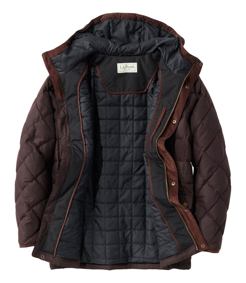 Men's Upcountry Waxed Down Hooded Jacket - Image 12