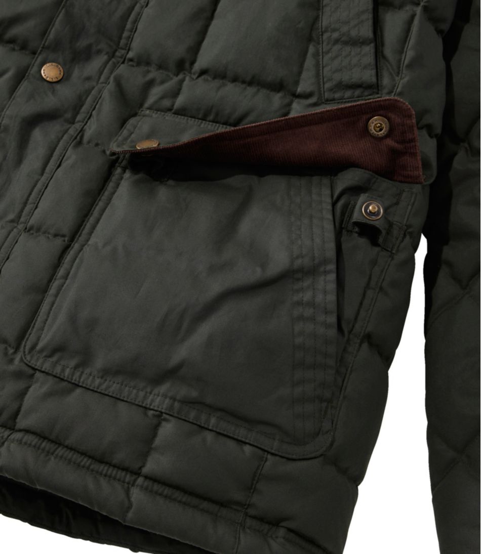 Men's Upcountry Waxed Down Hooded Jacket - Image 13