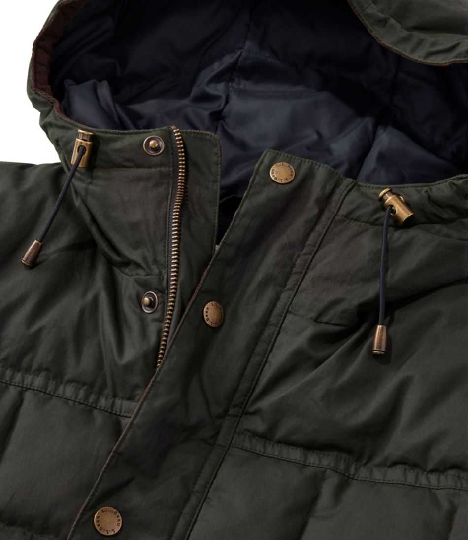 Men's Upcountry Waxed Down Hooded Jacket - Image 14