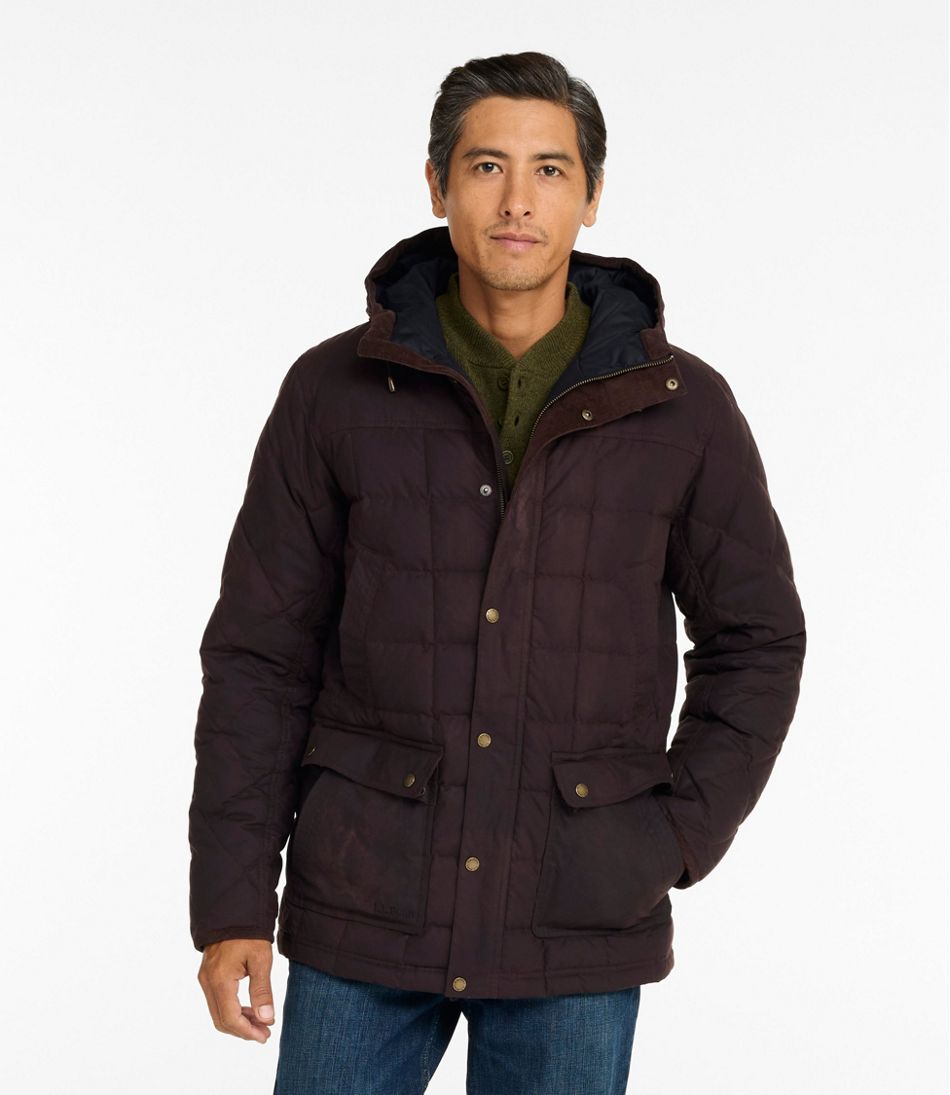 Men's Upcountry Waxed Down Hooded Jacket - Image 2