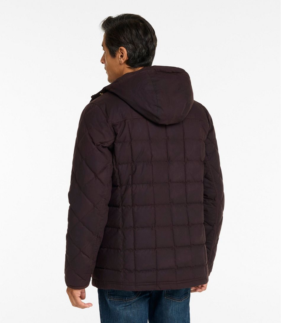 Men's Upcountry Waxed Down Hooded Jacket - Image 3
