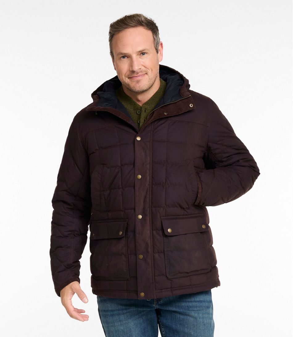 Men's Upcountry Waxed Down Hooded Jacket - Image 7