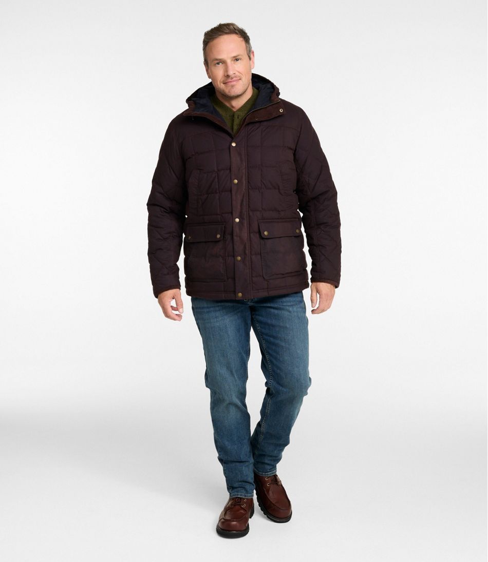 Men's Upcountry Waxed Down Hooded Jacket - Image 9