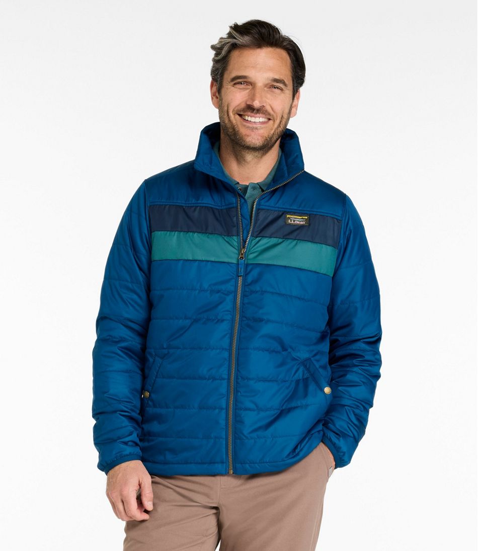 Men's Mountain Classic Puffer Jacket, Colorblock - Image 2