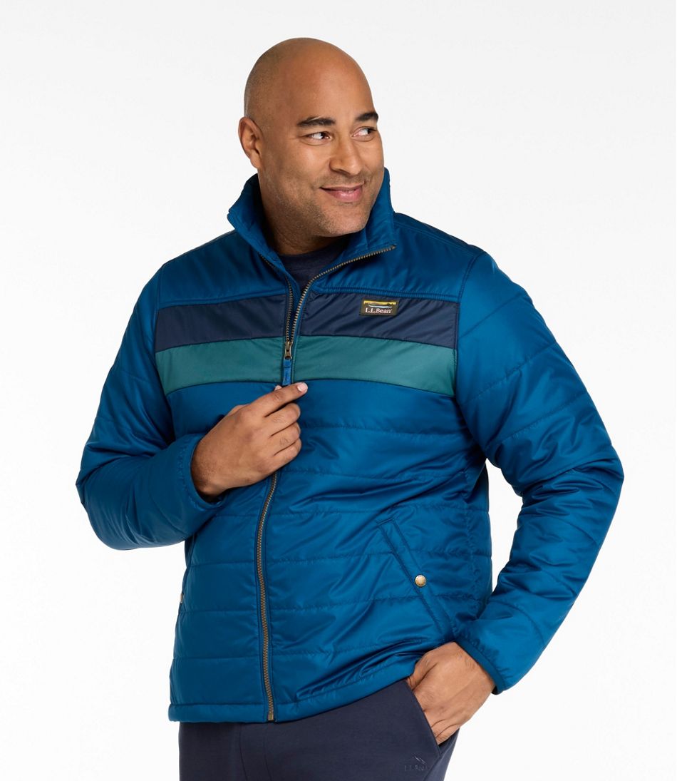 Men's Mountain Classic Puffer Jacket, Colorblock - Image 6