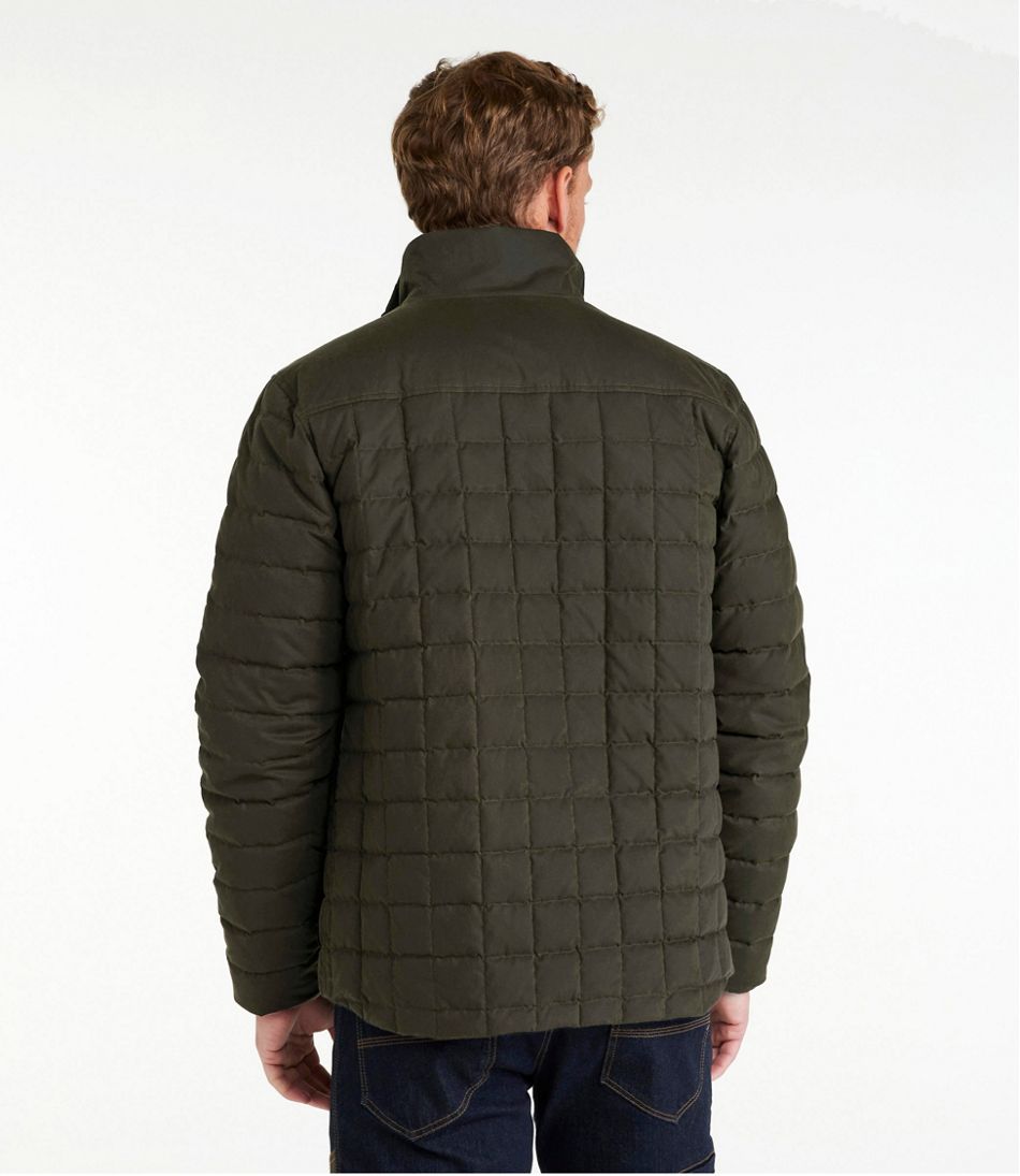 Men's L.L.Bean Upcountry Waxed Cotton Down Sweater - Image 3