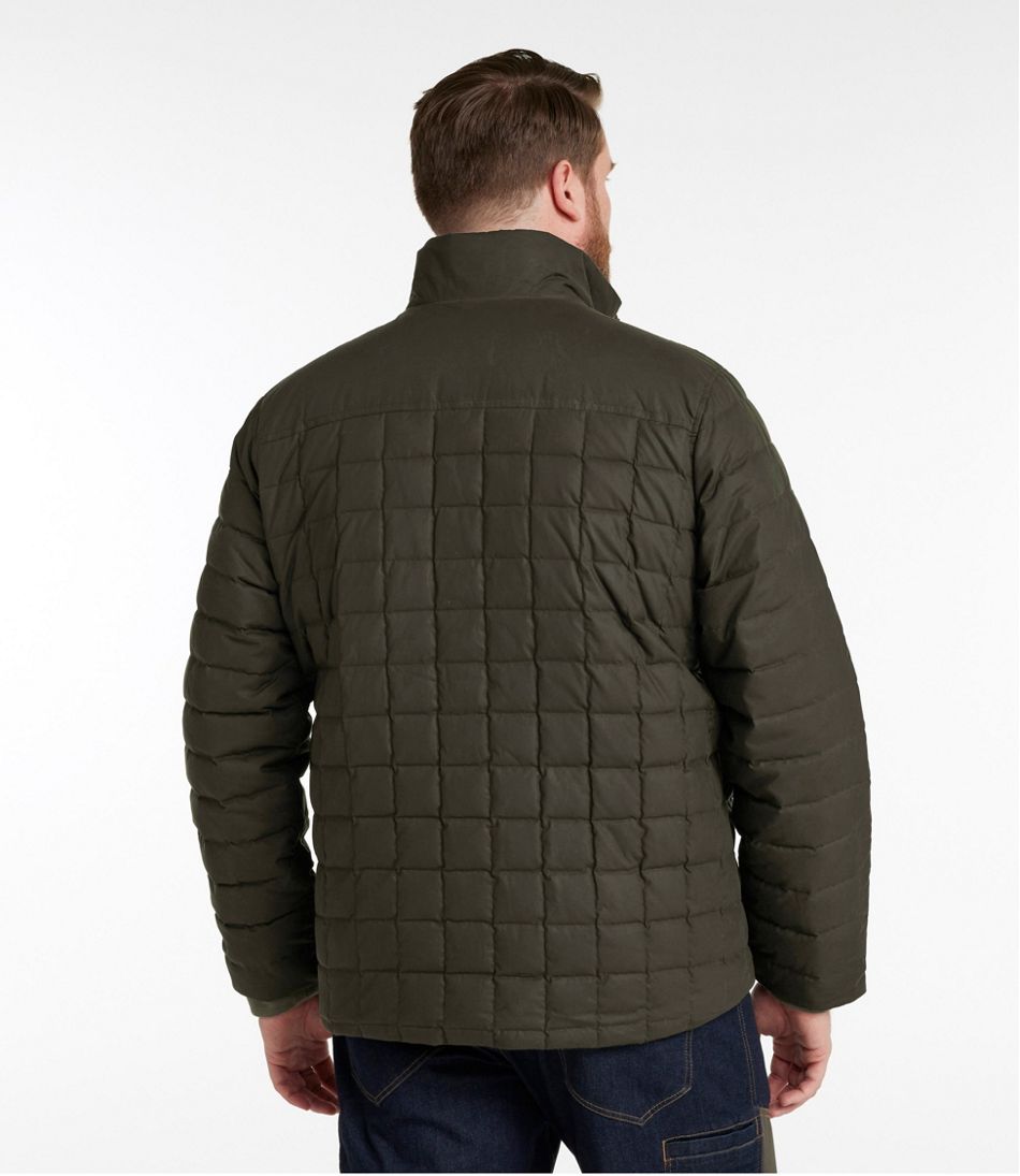 Men's L.L.Bean Upcountry Waxed Cotton Down Sweater - Image 5