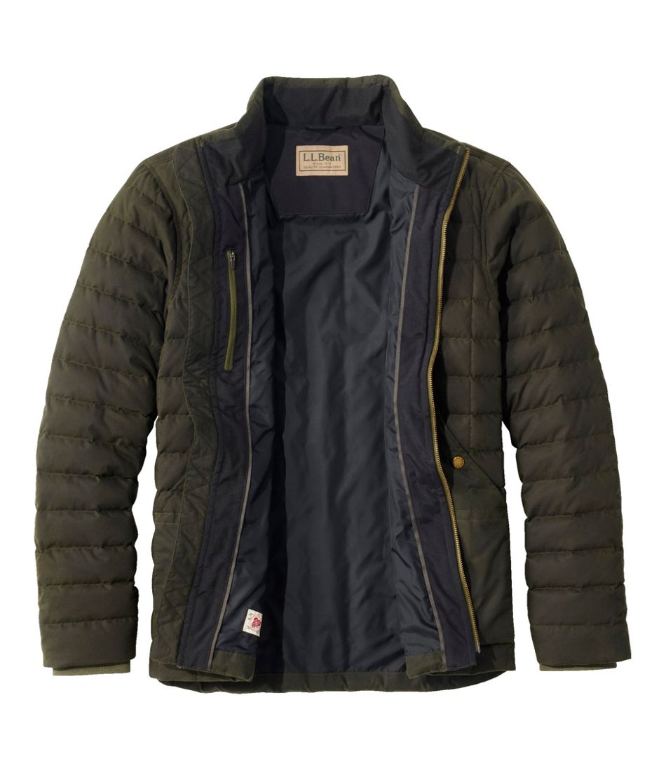 Men's L.L.Bean Upcountry Waxed Cotton Down Sweater - Image 6