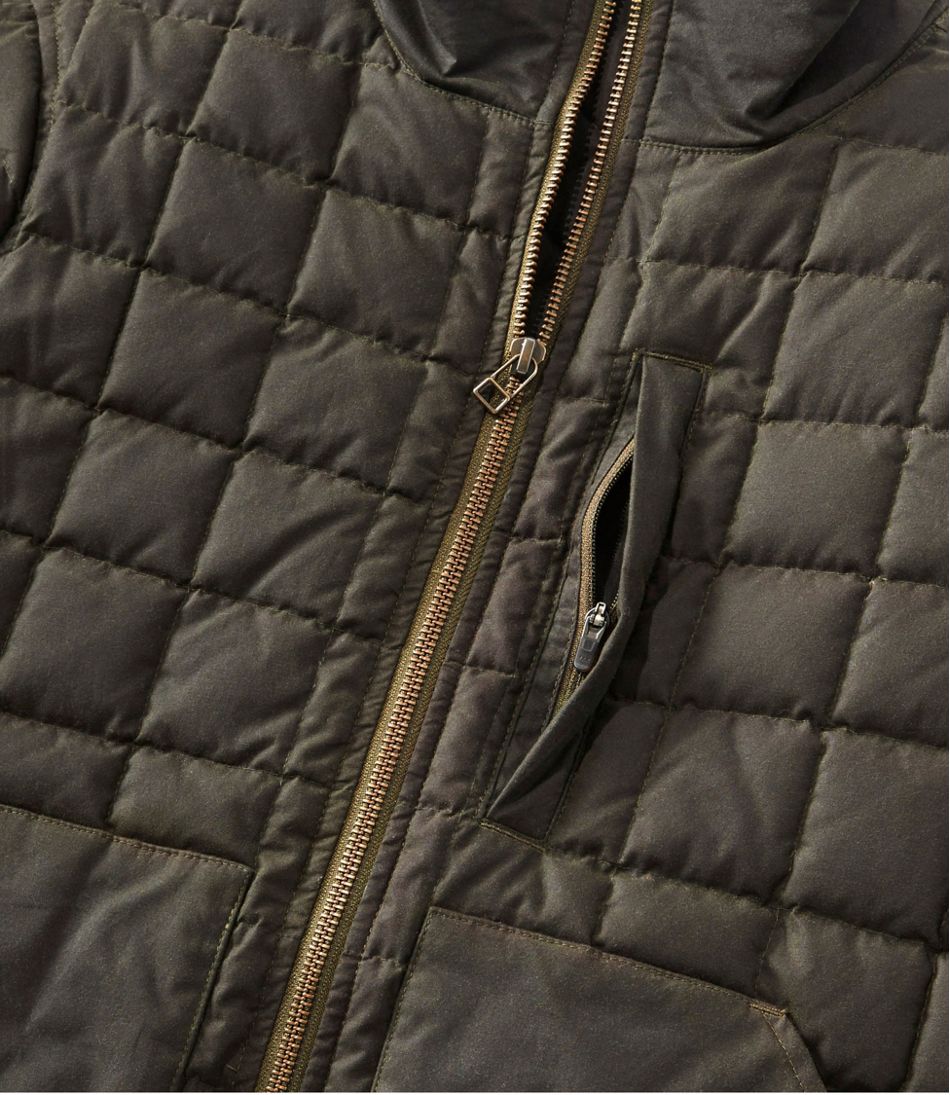 Men's L.L.Bean Upcountry Waxed Cotton Down Sweater - Image 8