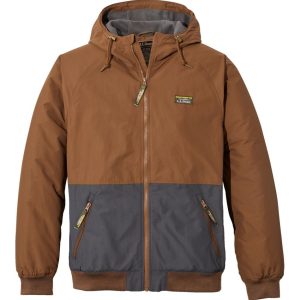 Men's Insulated 3-Season Bomber Hooded Jacket, Colorblock