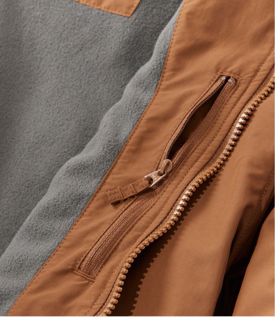 Men's Insulated 3-Season Bomber Hooded Jacket, Colorblock - Image 13