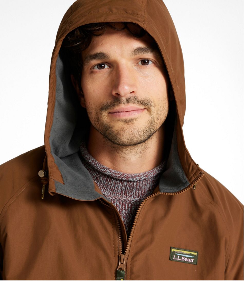 Men's Insulated 3-Season Bomber Hooded Jacket, Colorblock - Image 6