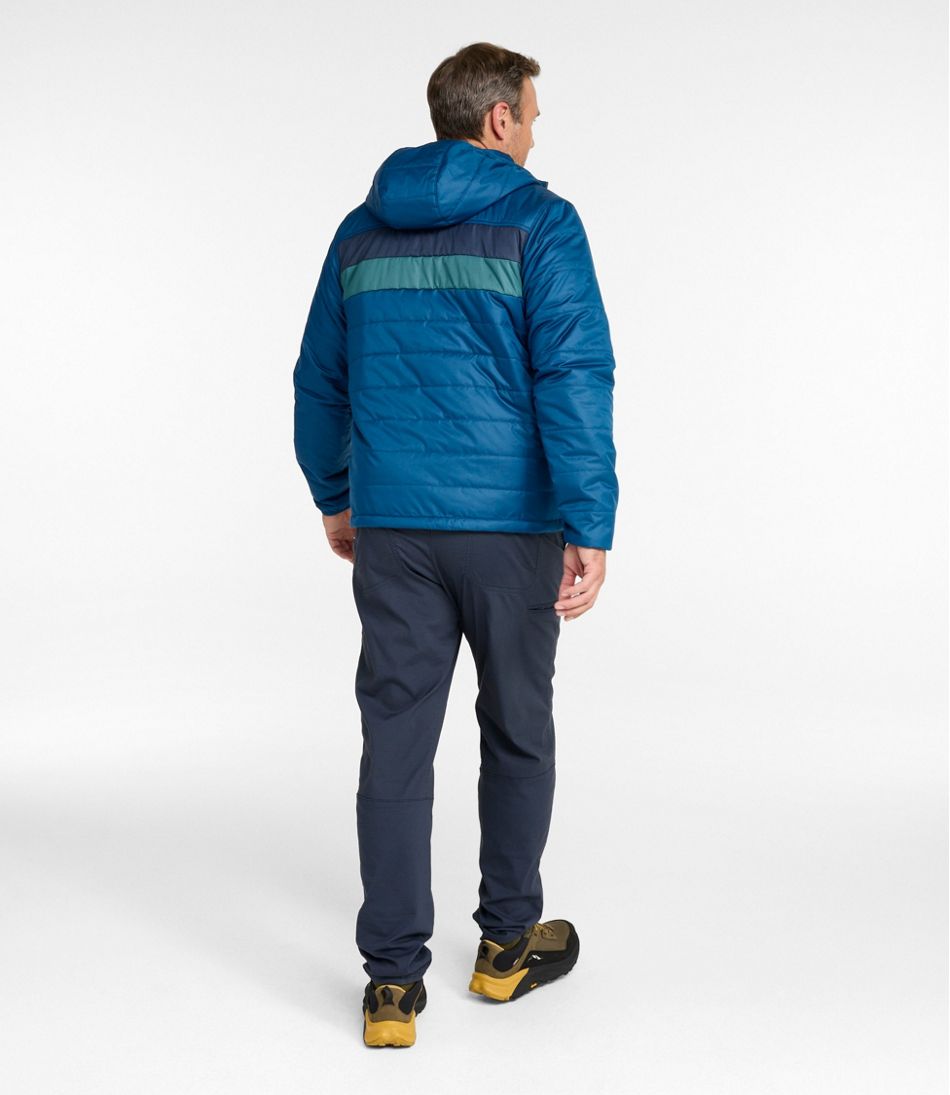 Men's Mountain Classic Puffer Hooded Jacket, Colorblock - Image 10