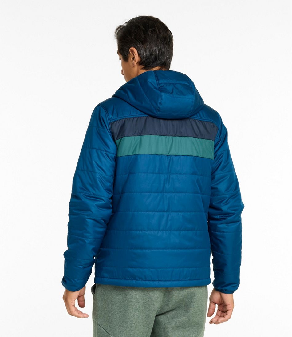 Men's Mountain Classic Puffer Hooded Jacket, Colorblock - Image 3