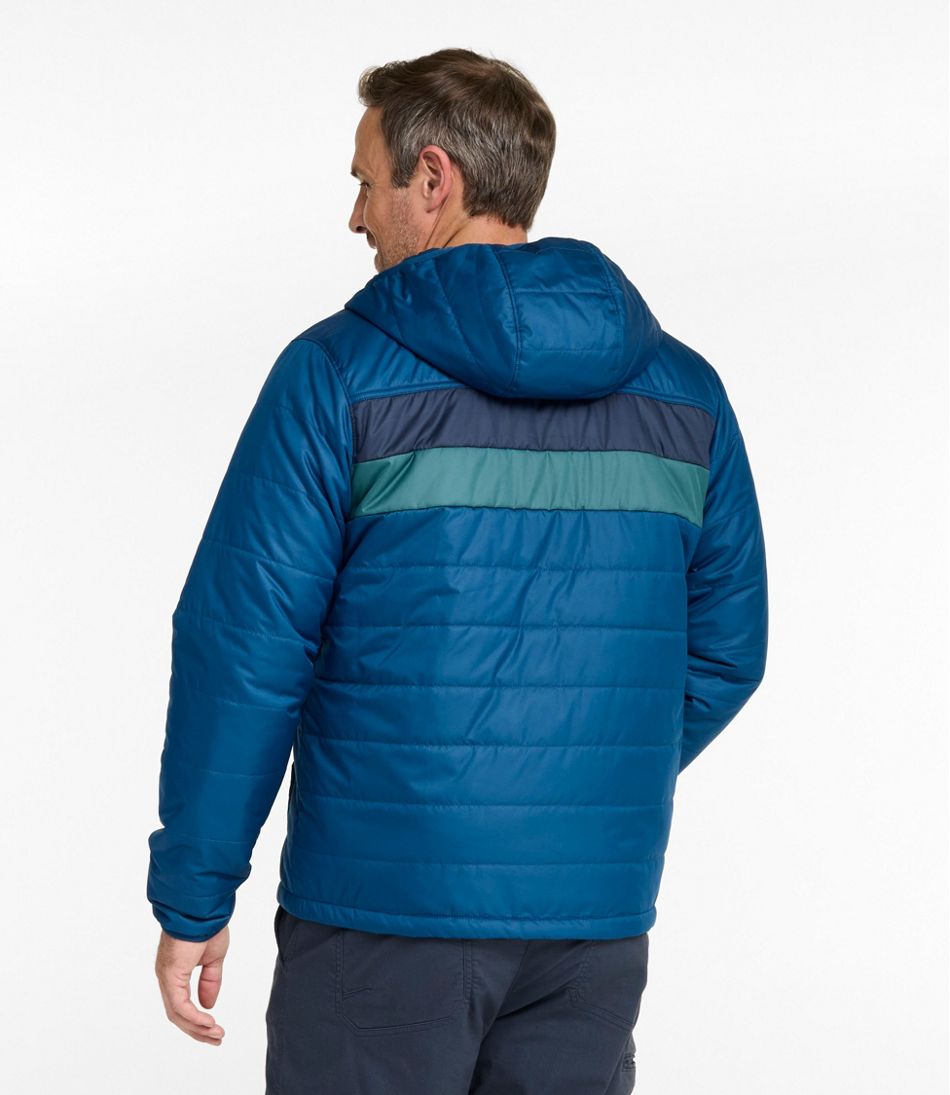 Men's Mountain Classic Puffer Hooded Jacket, Colorblock - Image 8