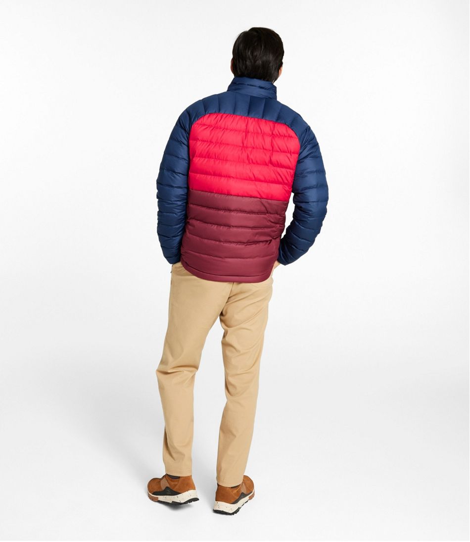 Men's Bean's Down Jacket, Colorblock - Image 5